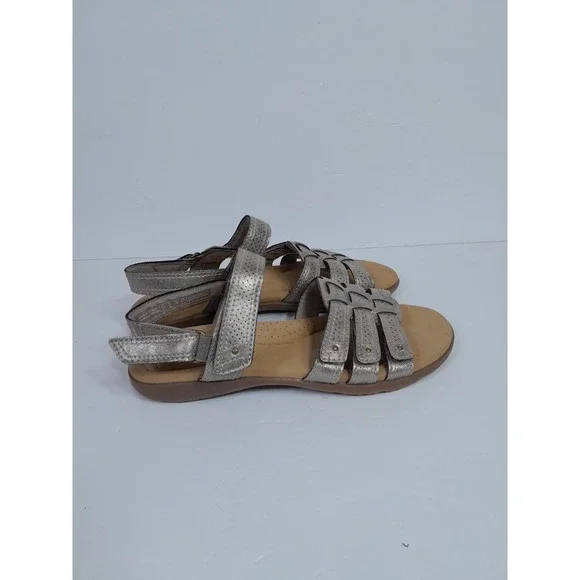 Clarks Womens Elizabelle Kay Beige  Casual  Sandals Shoes Women Sz 8 - Picture 2 of 12